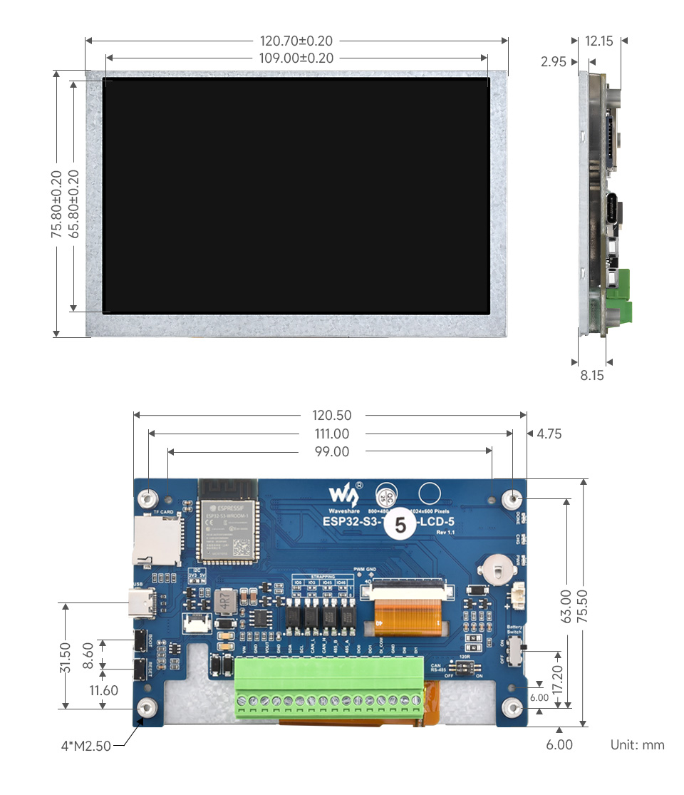 15.6 英寸显示屏全贴合屏HDR产品尺寸