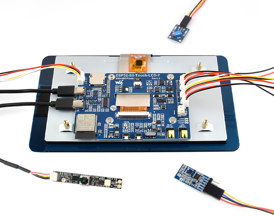 ESP32-S3 7 英寸电容触控屏开发板应用示例