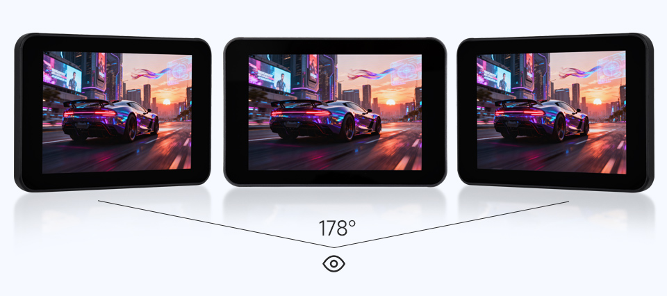 ESP32-Touch-LCD-3.5 英寸液晶开发板板载IPS 显示面板,可视角度广