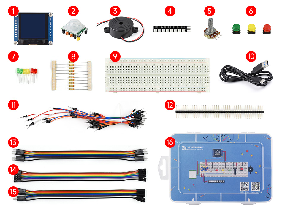 ESP32-S3/C6/C3系列基础套餐配置清单