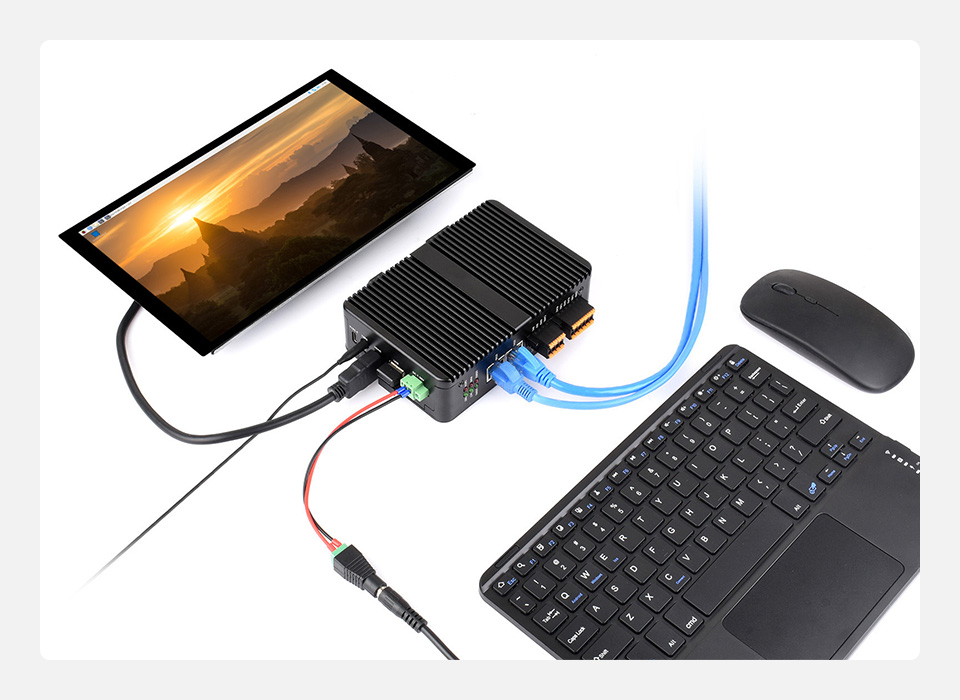 CM5 计算模块双网口主机应用示例