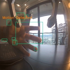 JETANK AI Kit AI 智能履带机器人运动检测效果动图