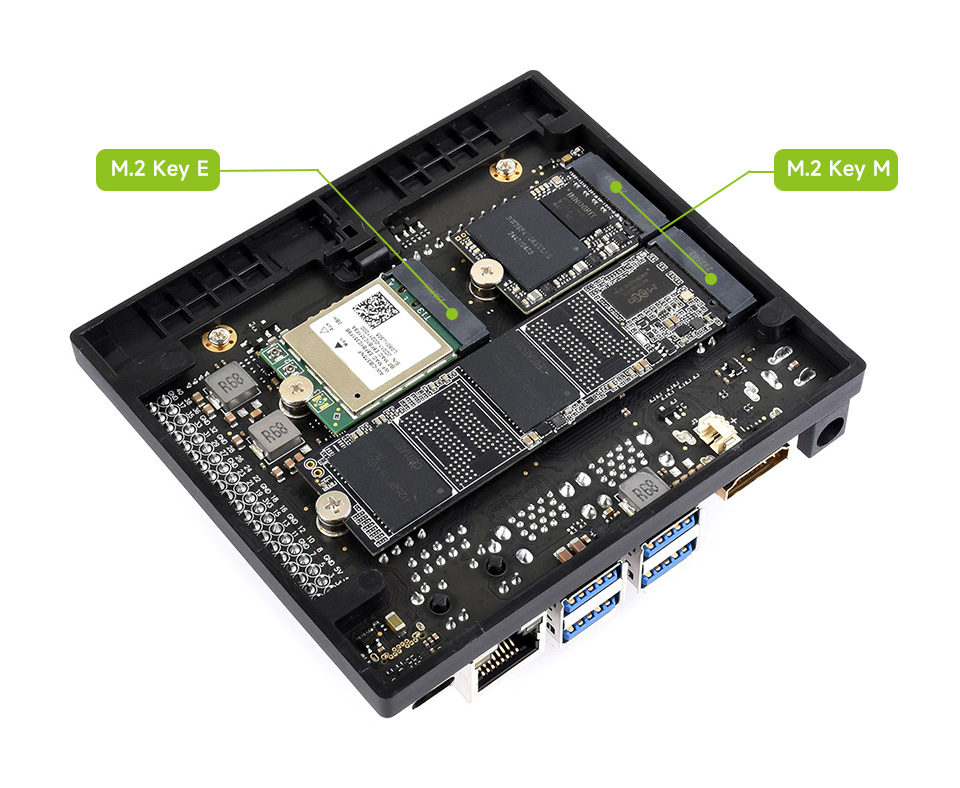 JETSON-ORIN-IO-BASE-H 灵活的存储和无线扩展