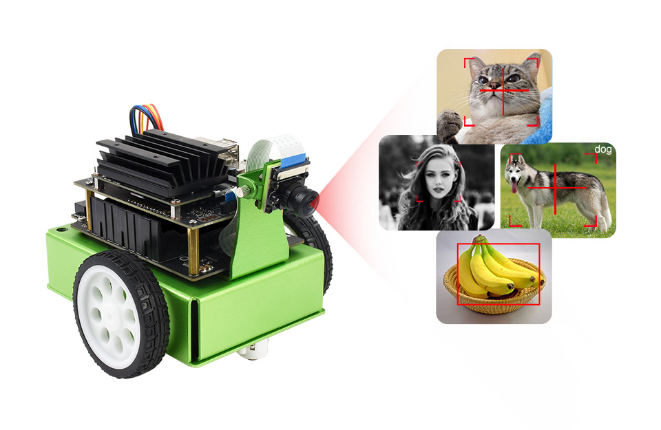 JetBot 2GB AI Kit AI 智能机器小车800 万像素 160 度视角摄像头