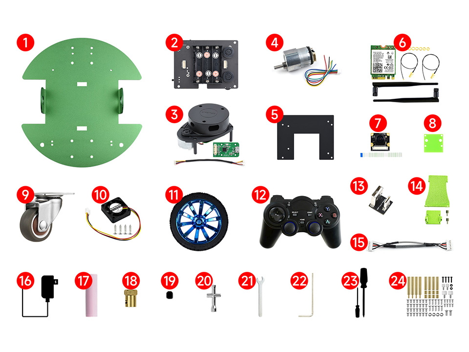 JetBot ROS AI 智能机器人配置清单