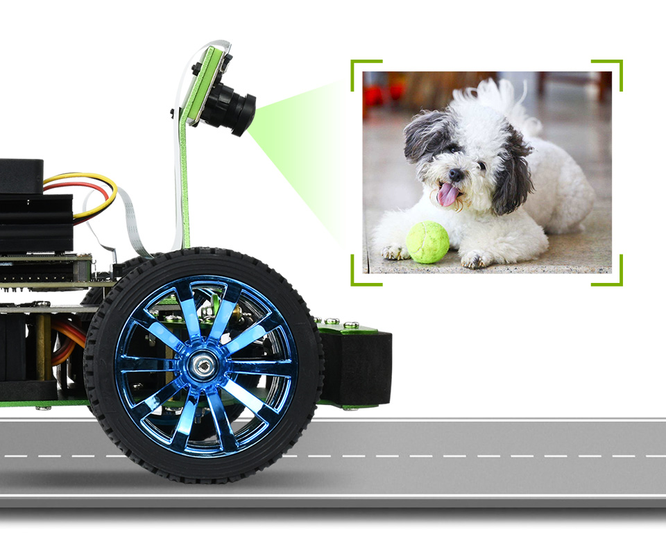 JetRacer Pro 2GB AI Kit AI 赛车机器人800万像素高质量摄像头