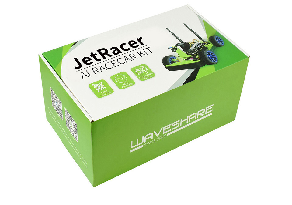 JetRacer Pro 2GB AI Kit AI 赛车机器人产品包装
