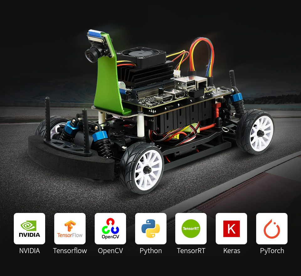 JetRacer Pro 2GB AI Kit AI 赛车机器人