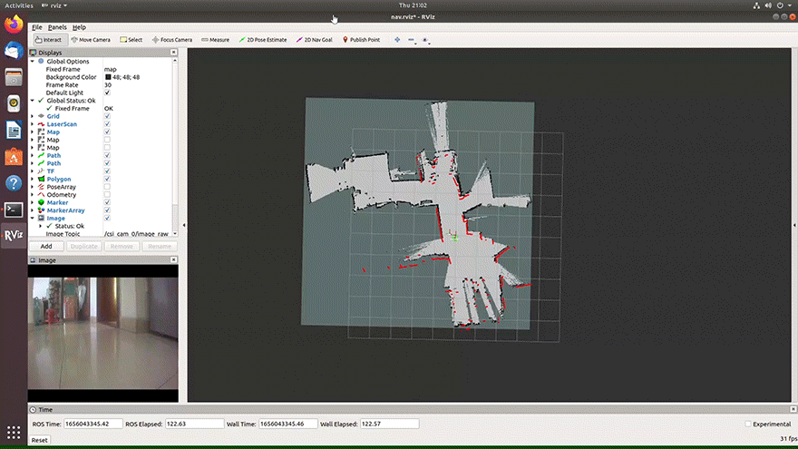 JetRacer ROS AI Kit ROS AI 赛车机器人多点巡逻导航