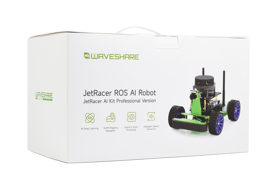 JetRacer ROS AI Kit ROS AI 赛车机器人包装展示