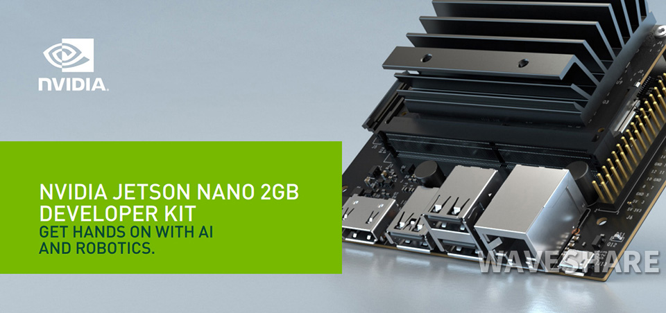 英伟达 NVIDIA Jetson Nano Developer Kit 简化版本优良的排风散热设计