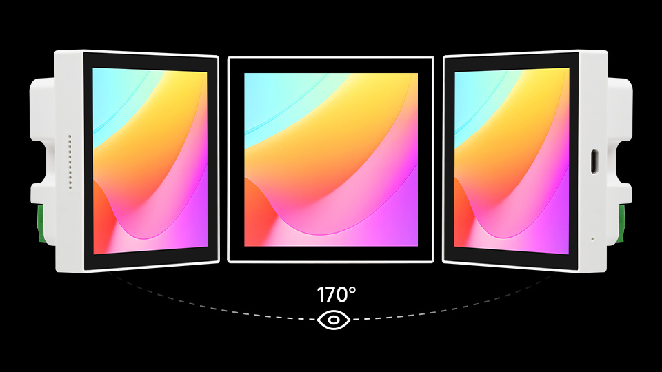 幸狐 Core1106 智能 86 盒 屏幕可视角度 170度