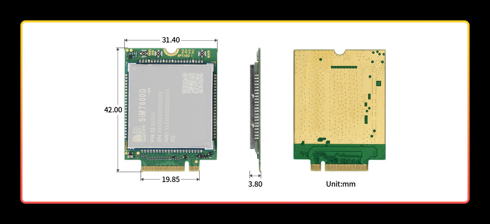 Luckfox Pico Pi SIM7600G-H-M.2 LTE 模块
