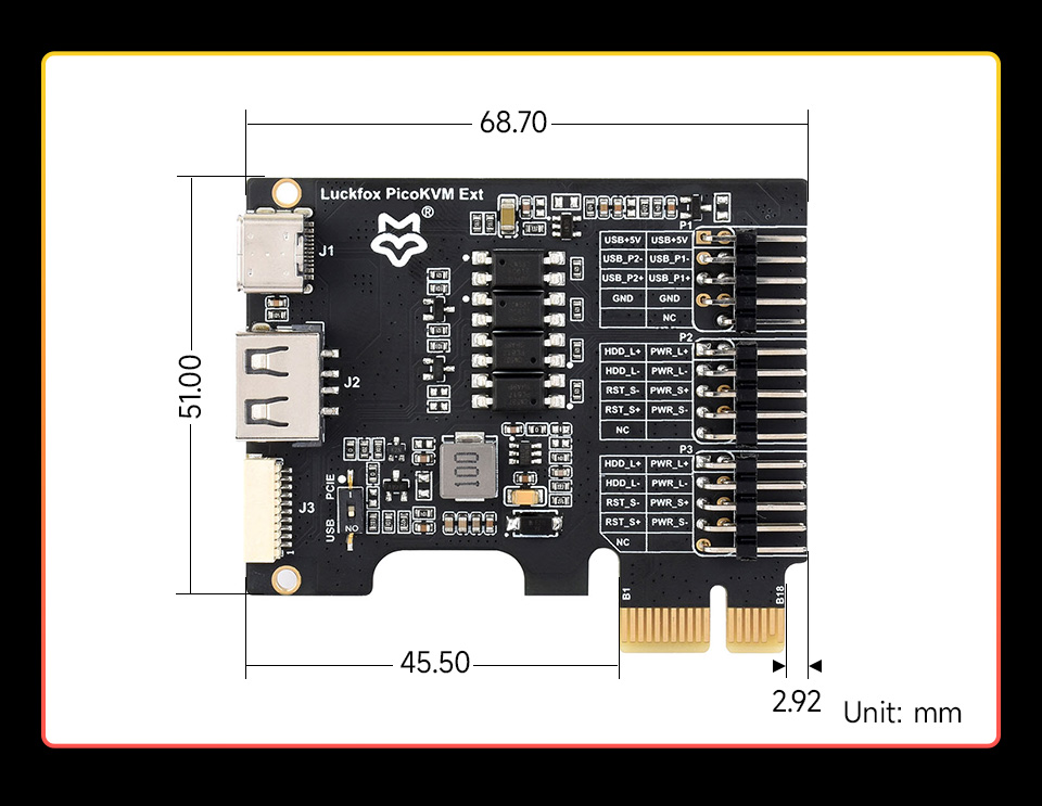 Luckfox PicoKVM 产品尺寸