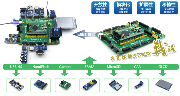 STM32开发板 Open407I-C