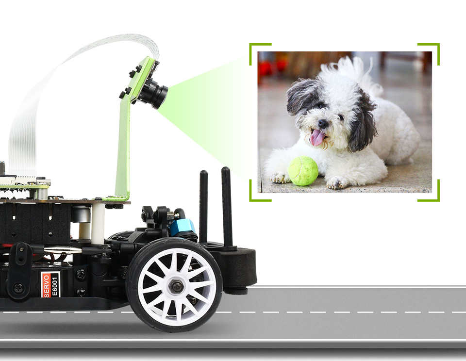 PiRacer Pro AI智能机器人800万像素索尼IMX219高质量摄像头