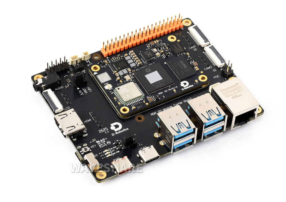D-Robotics 旭日X5 智能模组 可配合官方底板使用