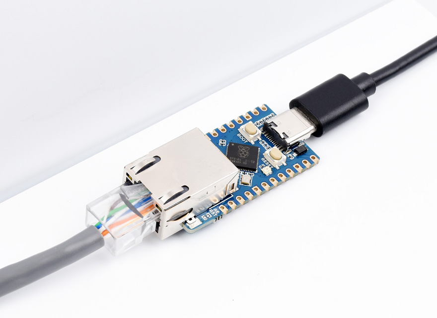 RP2040-ETH 可通过网络控制