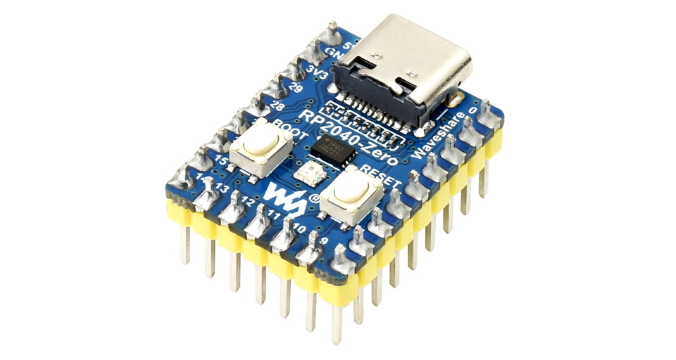 微雪 RP2040 微控制器开发板配置清单