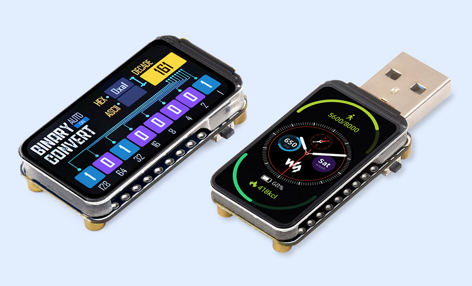 ESP32-S3 4 英寸电容触控屏开发板，并带有特性图标如： 2.4GHz WiFi和 BLE5 模组，480×480分辨率和5点触控