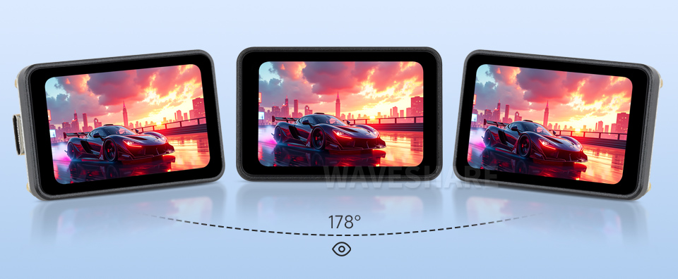 RP2350-Touch-AMOLED-1.64-M 英寸液晶开发板30 个多功能 GPIO 引脚