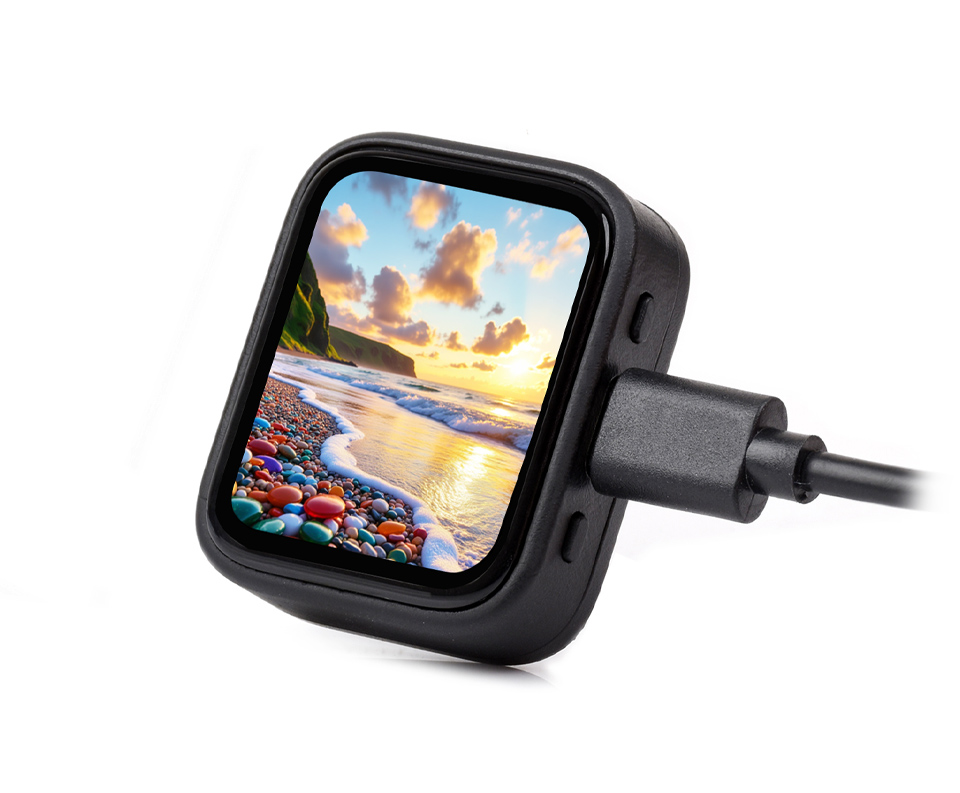 RP2350-Touch-AMOLED-1.8 英寸液晶开发板板载 1.28 英寸 LCD 屏