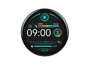 RP2350 微控制器开发板 1.46'' 圆形 LCD 版