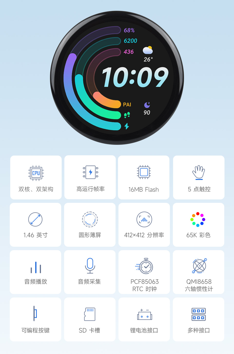 微雪 RP2350 触摸液晶开发板