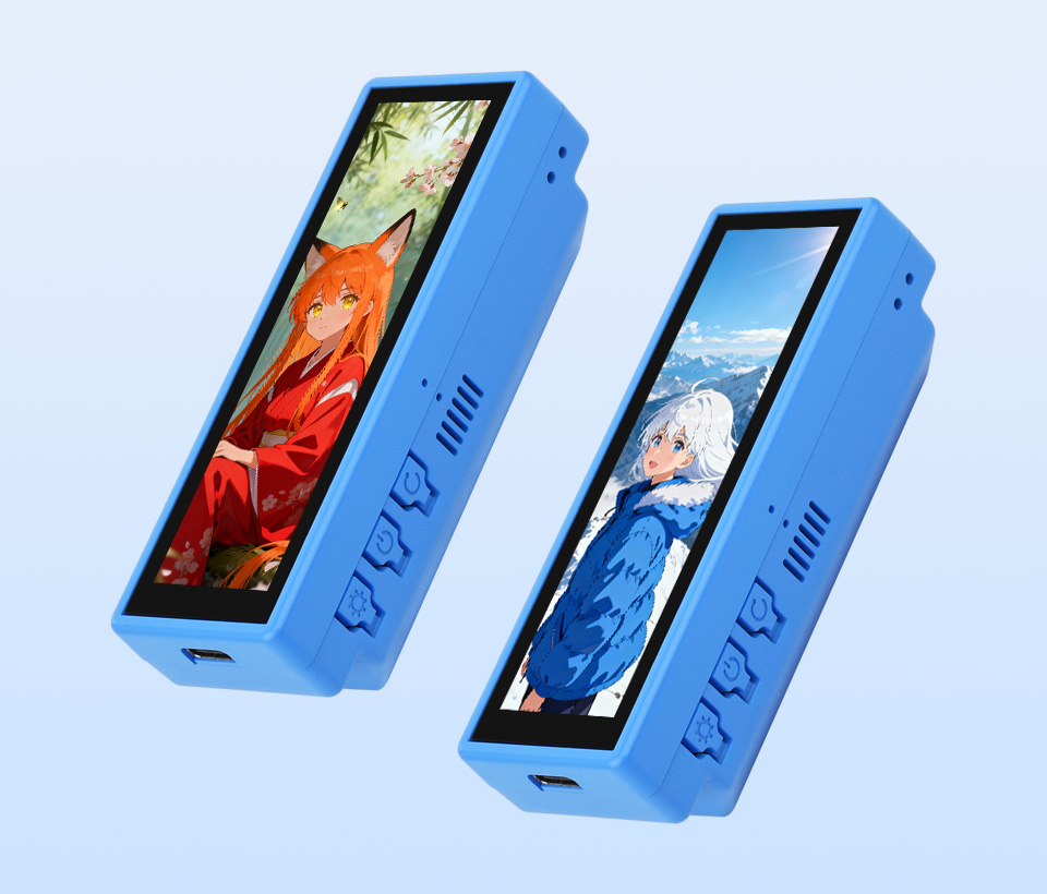 RP2350, 3.49 英寸液晶屏开发板