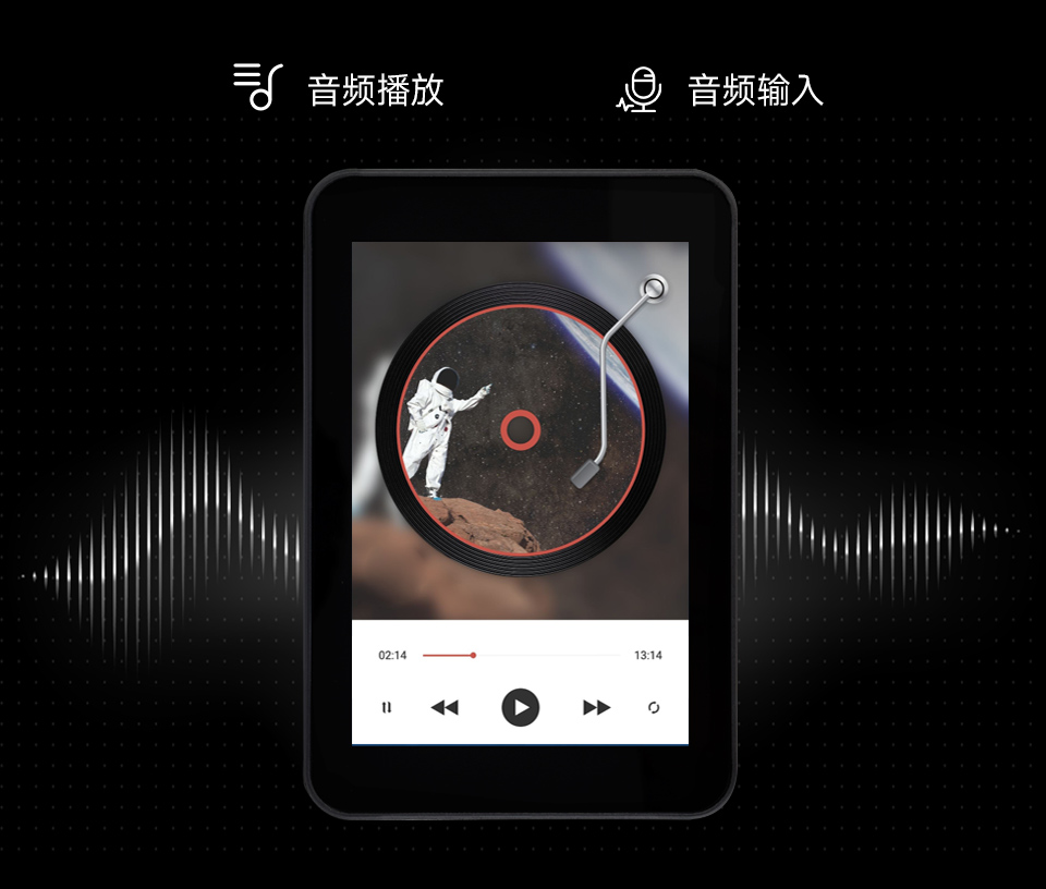 RP2350-Touch-LCD-3.5 英寸液晶开发板板载音频编解码芯片