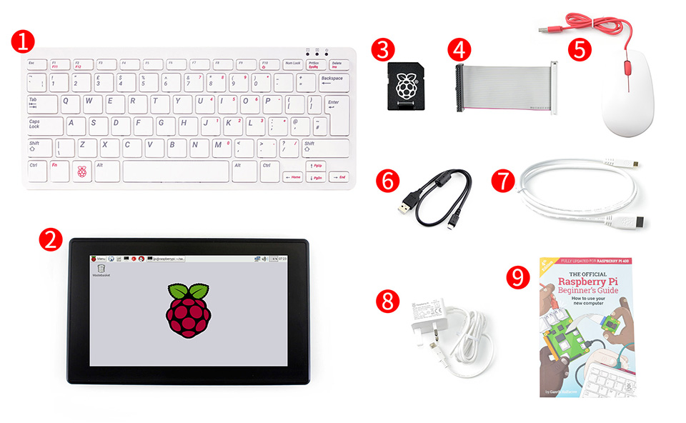 树莓派Raspberry Pi 400键盘型主板配置清单