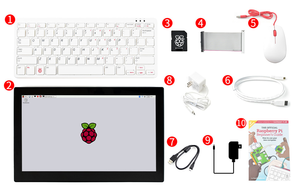 树莓派Raspberry Pi 400键盘型主板配置清单