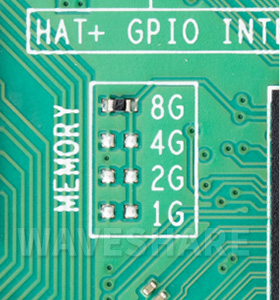 板载内存指示标记