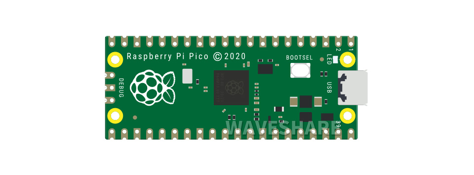 Raspberry Pi Pico新型微控制器迷你开发板配置清单