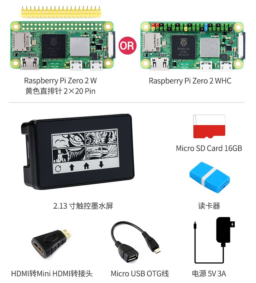 树莓派 Zero 升级版套餐 H 主图