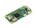Raspberry Pi Zero W斜视图正面