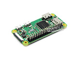 Raspberry Pi Zero WH斜视图背面