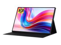 16 英寸 2K 便携式触控屏 2560 × 1600 分辨率 HDR 165Hz 高刷新率 IPS 面板 全贴合工艺 十点电容触摸 带磁吸保护套