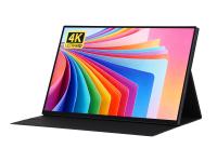 16 英寸 4K 便携式触控屏 3840 × 2400 分辨率 HDR 120Hz 高刷新率 IPS 面板 全贴合工艺 十点电容触摸 带磁吸保护套