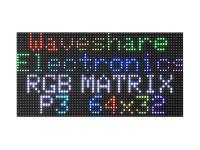 RGB全彩LED点阵3mm间距显示屏64×32亮度可调 GOB版本