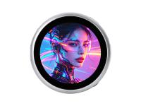 ESP32-S3 1.85英寸LCD电容触控屏 360×360分辨率 铝合金CNC外壳 支持小智 deepseek等AI模型 电子吧唧 支持二次开发